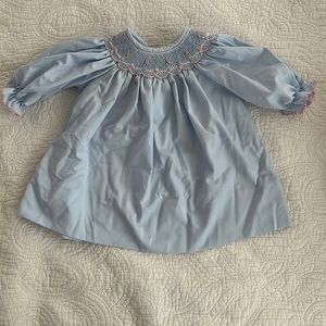 Petit Bebe Smocked Dress, 3m